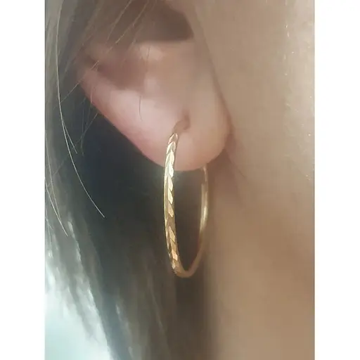 Золоті сережки Імперія золота з алмазною гранню. СБ014.19И - фото 2