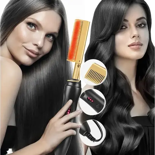 Гребінець для випрямлення волосся Beauty Grand XL-210 електрична щітка 2 в 1 - фото 6