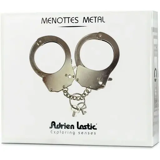 Наручники металлические Adrien Lastic Handcuffs Metallic - фото 4