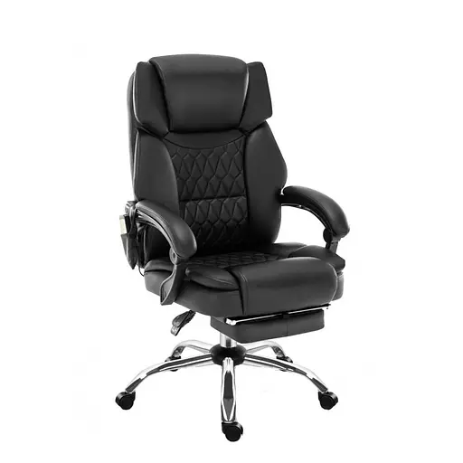 Крісло офісне Markadler Boss 6.0 Black з масажем