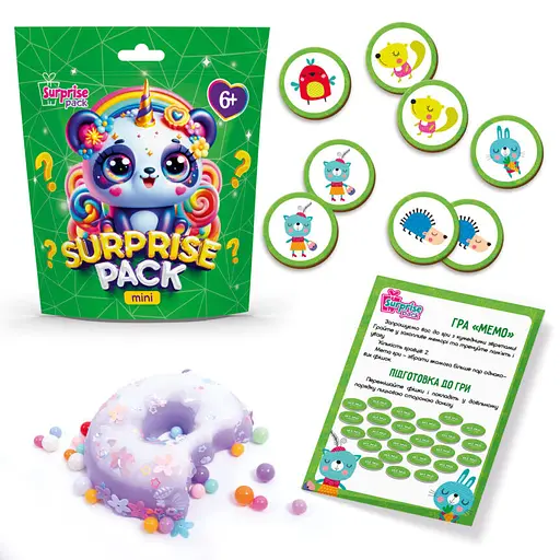 Ігровий набір-сюрприз "Surprise Pack Mini 4" VT8040-04 настільна гра та сквіш - фото 2