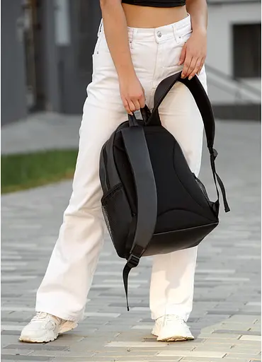 Жіночий рюкзак Sambag BRIX PJT CLASSIC чорний 40 x 27 x 15 см (11711001) - фото 9