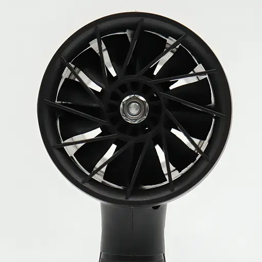 Портативна повітродувка ручний турбовентилятор з знімним акумулятором і валізою для перенесення 48Вт Чорний - фото 5