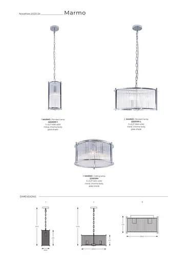 Люстра MARMO 2200131M Zuma Line - фото 2