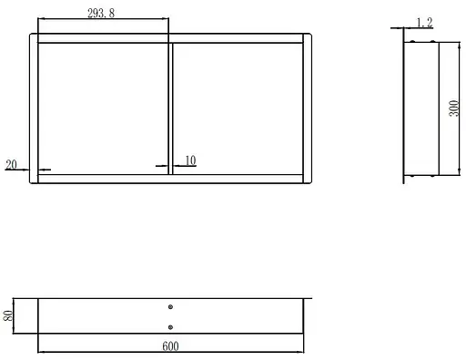 Полка в ванную Mixxus Premium Niche-0103 MI6681, Нержавеющая сталь - фото 2
