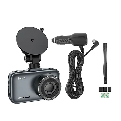 Відеореєстратор Hoco DV5 Driving recorder with 3-inch display Iron gray - фото 6