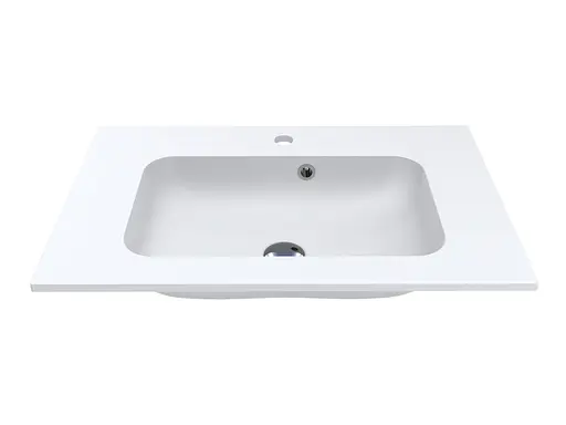 Умивальник Miraggio Della 700 mirasoft 0001069, Білий матовий - фото 2