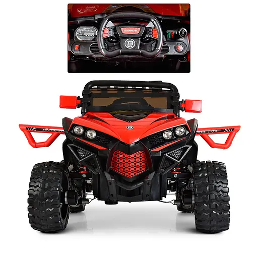 Електромобіль дитячий Bambi Racer M 3804EBLR-3 з USB і MP3 Червоний - фото 2