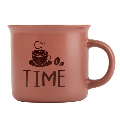 Чашка Elisey Coffee time 1 420 мл (9070-008) коричневый   - фото 1