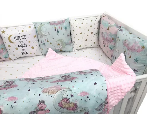 Дитячий набір Moontime у ліжечко "Єдинороги" - фото 3