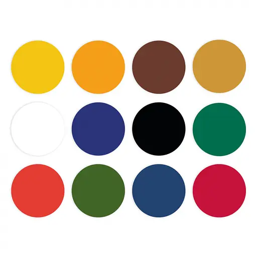 Гуашеві фарби Yes Orange Line 12 кольорів по 20 мл (230432) - фото 5