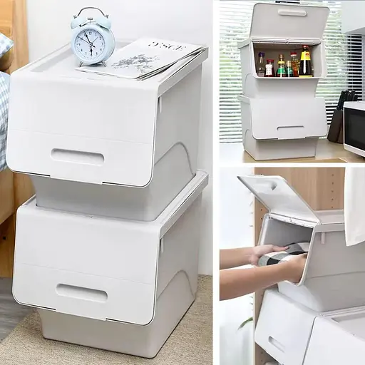 Контейнер для хранения Wall Sticker 45.5х28.5х31 см Белый SW-00002421 - фото 4