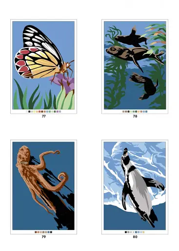 100 магічних фарбованок. Фауна - фото 2