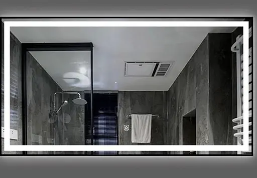 Дзеркало Dusel DE-M0061S1 Silver 75x100 см, Сірий - фото 10