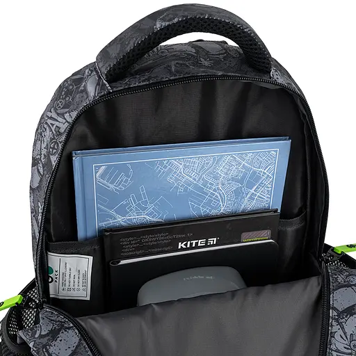 Рюкзак GoPack Education 182M Wow Skate Темно-серый (GO26-182M-7) - фото 13