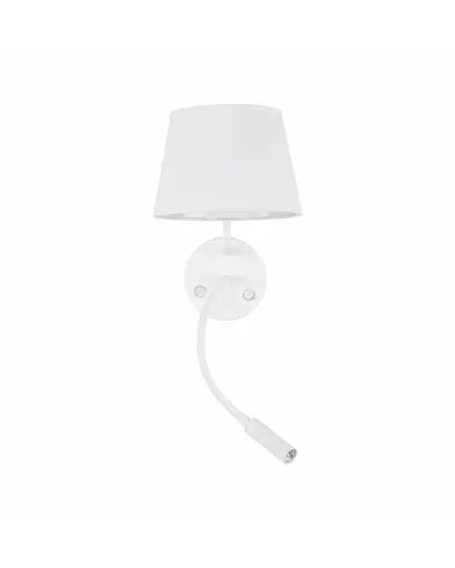 Бра, настінний світильник Tk Lighting 10080 Maja E27+G9 2x60+6W IP20 Wh - фото 1