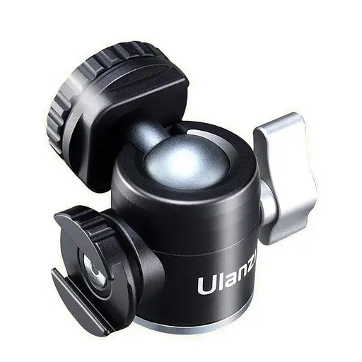 Адаптер кронштейн Ulanzi Vijim Dual Cold Shoe Ballhead (UV-2046 U60) - фото 8