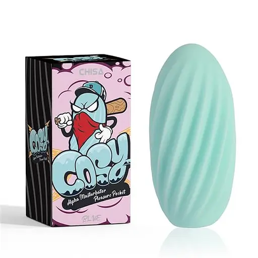 Мастурбатор Chisa Cosy Alpha Masturbator Pleasure Pocket бірюзовий - фото 2