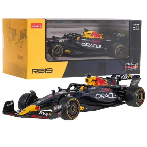 Машинка коллекционная металлическая Red Bull F1 RB19 1:32 синий 64600