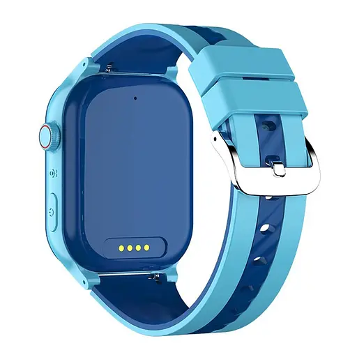 Дитячий розумний смарт-годинник Lemfo Y78 з сім-картою кнопкою SOS GPS-трекером прослуховуванням синій 4G - фото 5