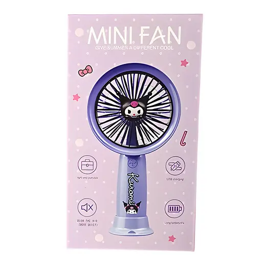 Дитячий портативний USB-вентилятор на акумуляторі Hello Kitty білий (SD-02) - фото 3