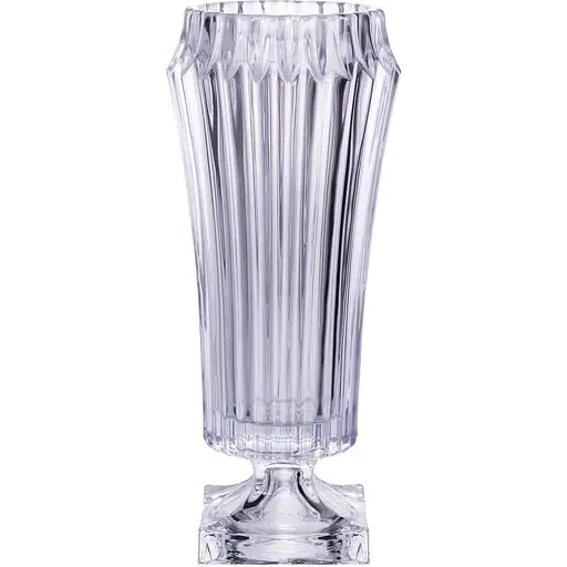 Ваза декоративная Yiwu Minimalist стеклянная фигурная 34.5 см HP-19-141 - фото 3