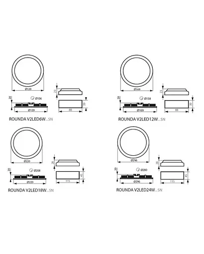 Точковий світильник Kanlux 28934 Rounda - фото 2