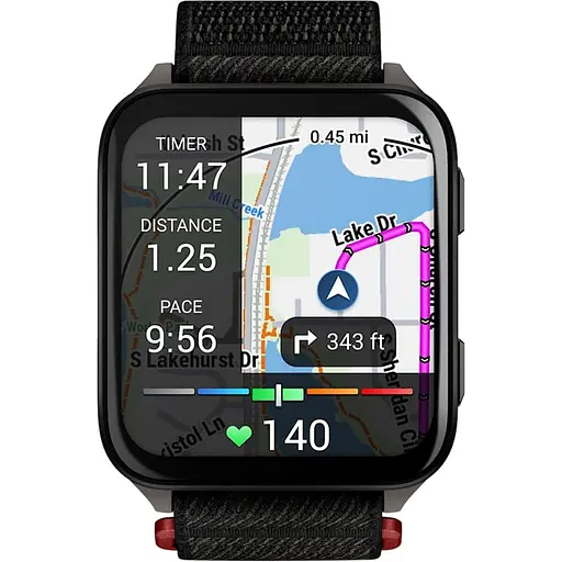 Смарт-часы Garmin Venu X1 Black with Slate Titanium Caseback and Black ComfortFit Nylon Band (010-02980-00/02) [138712] - фото 6