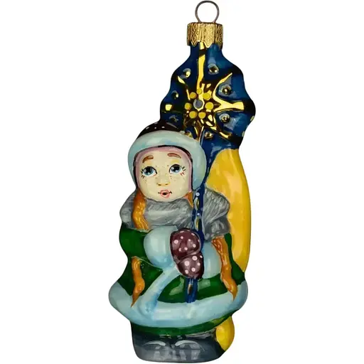 Ялинкова прикраса Різдвяні історії Колядниця Софійка скло (4820001045352)