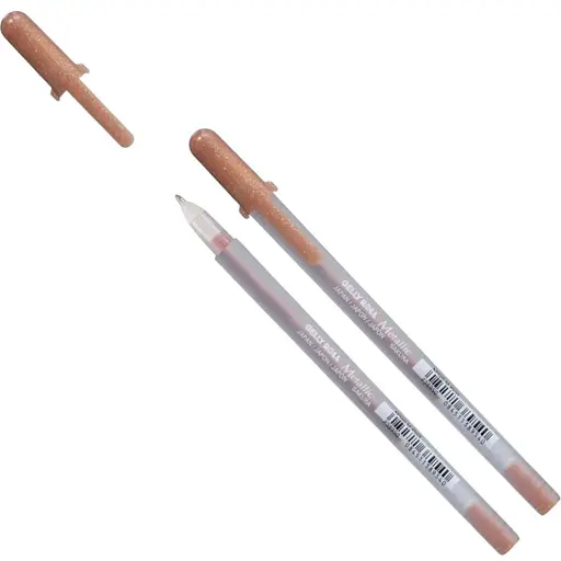 Ручка гелевая Sakura Metallic Медь - фото 1