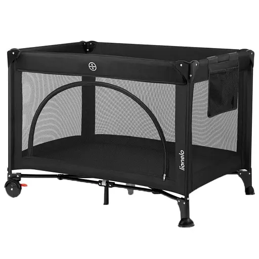 Манеж-кроватка Lionelo Laura Black Carbon (LO-LAURA BLACK CARBON) - фото 1