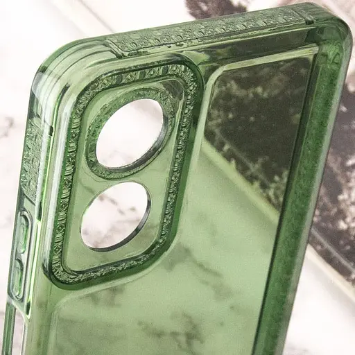 Чохол TPU Starfall Clear для Oppo A17 Зелений - фото 5