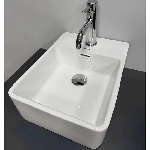 Умивальник VBI Gela white накладний підвісний VBI-015624, Білий - фото 1