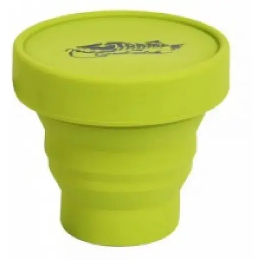 Стакан силиконовый Tramp с крышкой Зеленый (TRA-TRC-083-OLIVE)