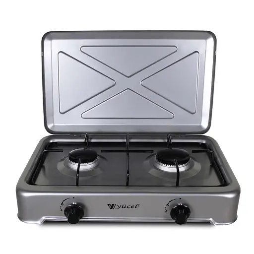 Настольная плита Yucel O-200-LPG-silver
