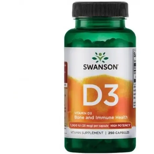 Витамины Swanson D-3 High Potency Vitamin 1000iu 250 caps (1086-100-64-9675982-20)