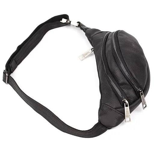 Шкіряна чоловіча сумка на пояс TARWA 11х30х5 см nsa0001310 - фото 9