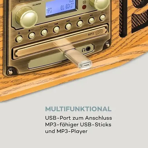 Проигрыватель винила Auna NR-620 DAB (10033711) - фото 8