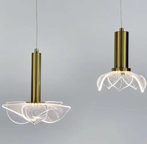 Підвісні світильники у вигляді квітів з пелюстками | Арт. D 7003 | Line F - фото 1