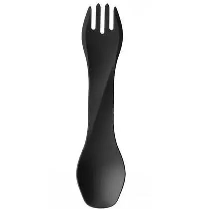 Ложка-виделка Humangear GoBites Uno Bulk Black (1054-022.0059) - фото 1