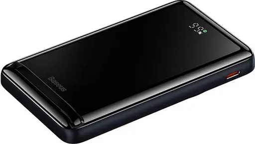 Зовнішній акумулятор Baseus Magnetic Bracket 20W 10000mAh Black PPCX000003 (87017) - фото 4
