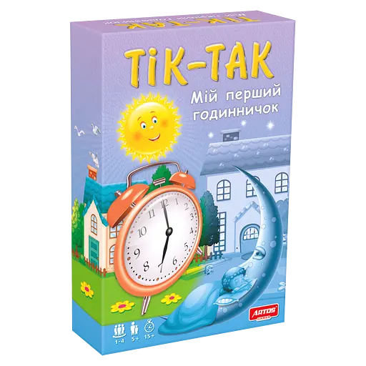 Дитяча розвиваюча гра "Тік-Так" 0819 перший годинник