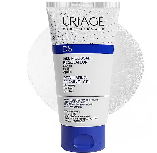 Очищувальний гель Uriage D.S. Nettoyant проти лущення та подразнень 150 мл - фото 3