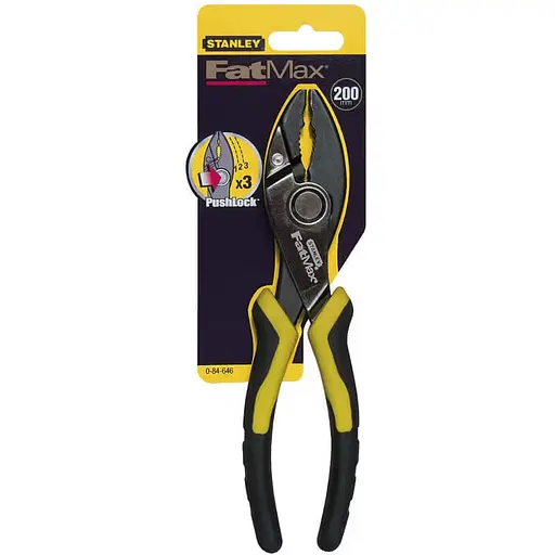 Пасатижі Stanley Fatmax Slip Joint переставні сантехнічні з механізмом регулювання 200 мм (0-84-646) - фото 2