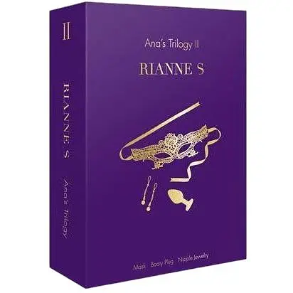 Романтический подарочный набор Rianne S Trilogy Set II: пробка 2.7 см, лассо для сосков, маска - фото 9