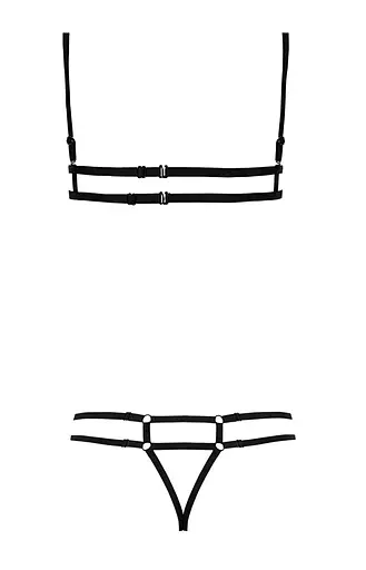 Комплект білизни Anais Echo XL чорний - фото 4