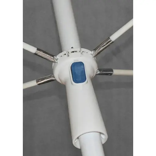 Зонт садовый Jumi Garden 200х130см серый - фото 5