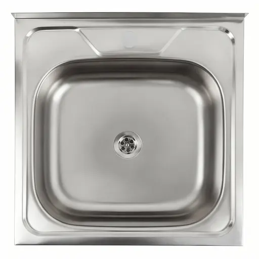 Кухонная мойка из нержавеющей стали Platinum 5050 (0,4/120 мм), Нержавеющая сталь - фото 1