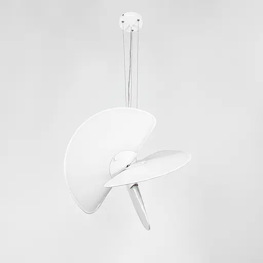 Футуристична люстра у білому корпусі Ø 50 см | Арт. PLP 07-500 | Line F - фото 8