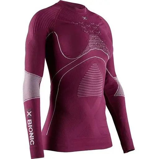 Термокофта X-Bionic Energy Accumulator 4.0 Shirt Round Neck Long Sleeve Women Plum XL (1068-EA-WT06W19W XL V005)